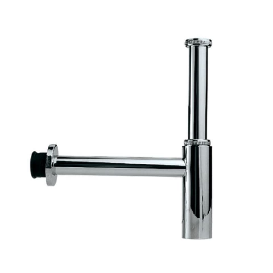 Jaquar Allied 32mm Bottle Trap with 300x190mm Long Wall Connection Pipes & Wall Flange, ALD-CHR-769L300X190