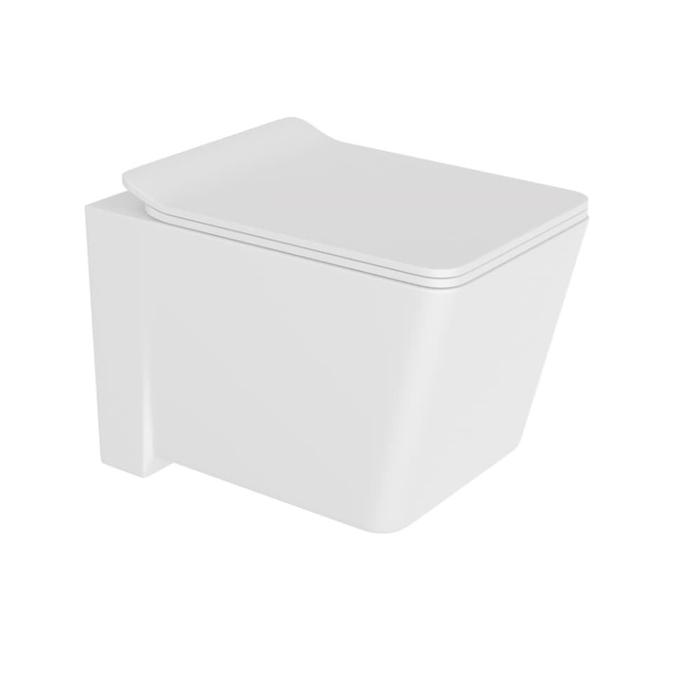 Jaquar Kubix Prime Rimless Blind Installation Wall Hung WC, 380x525x375 mm, KUS-WHT-35953BIUFSMPM