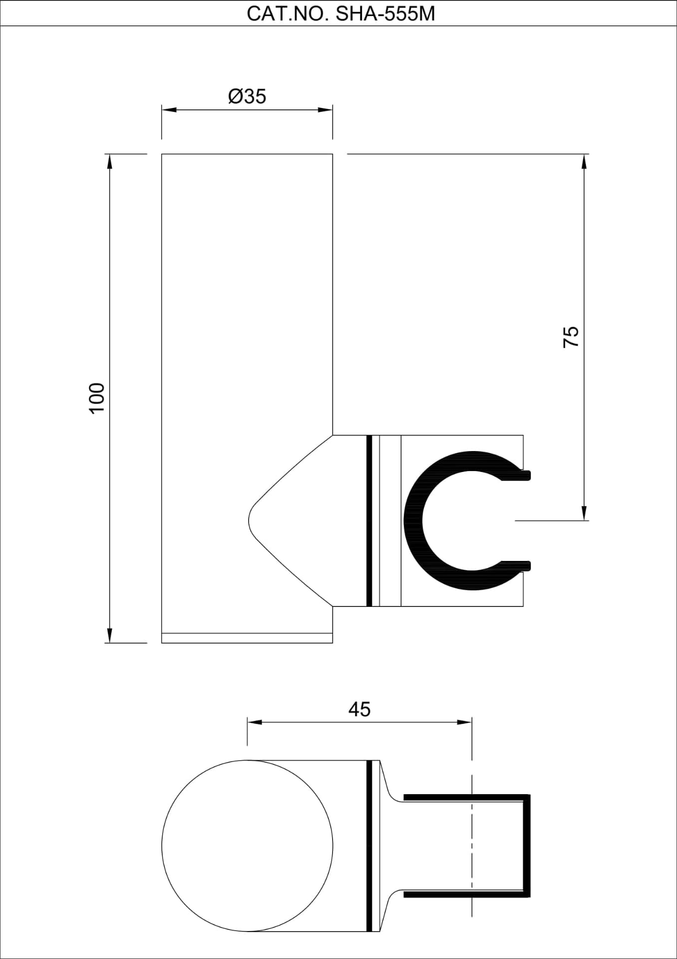 Jaquar Premium Wall Bracket - View 2
