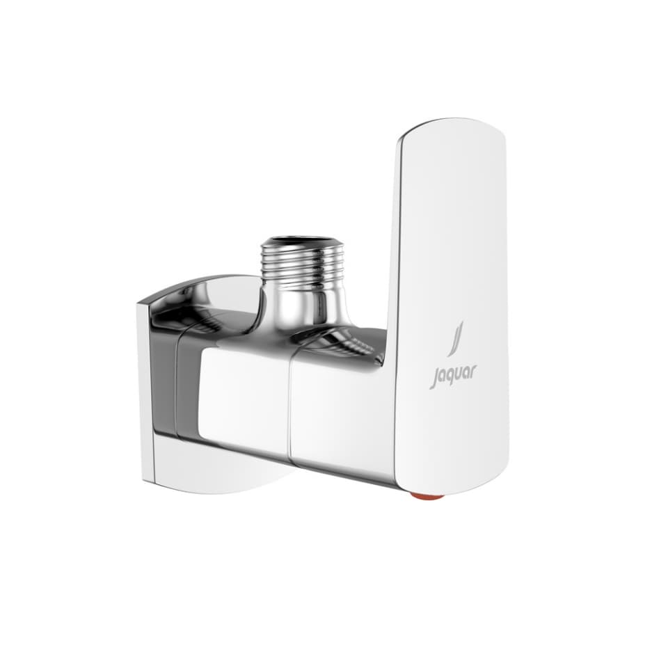 Jaquar Kubix Prime Angular Stop Cock with Wall Flange, KUP-CHR-35053PM