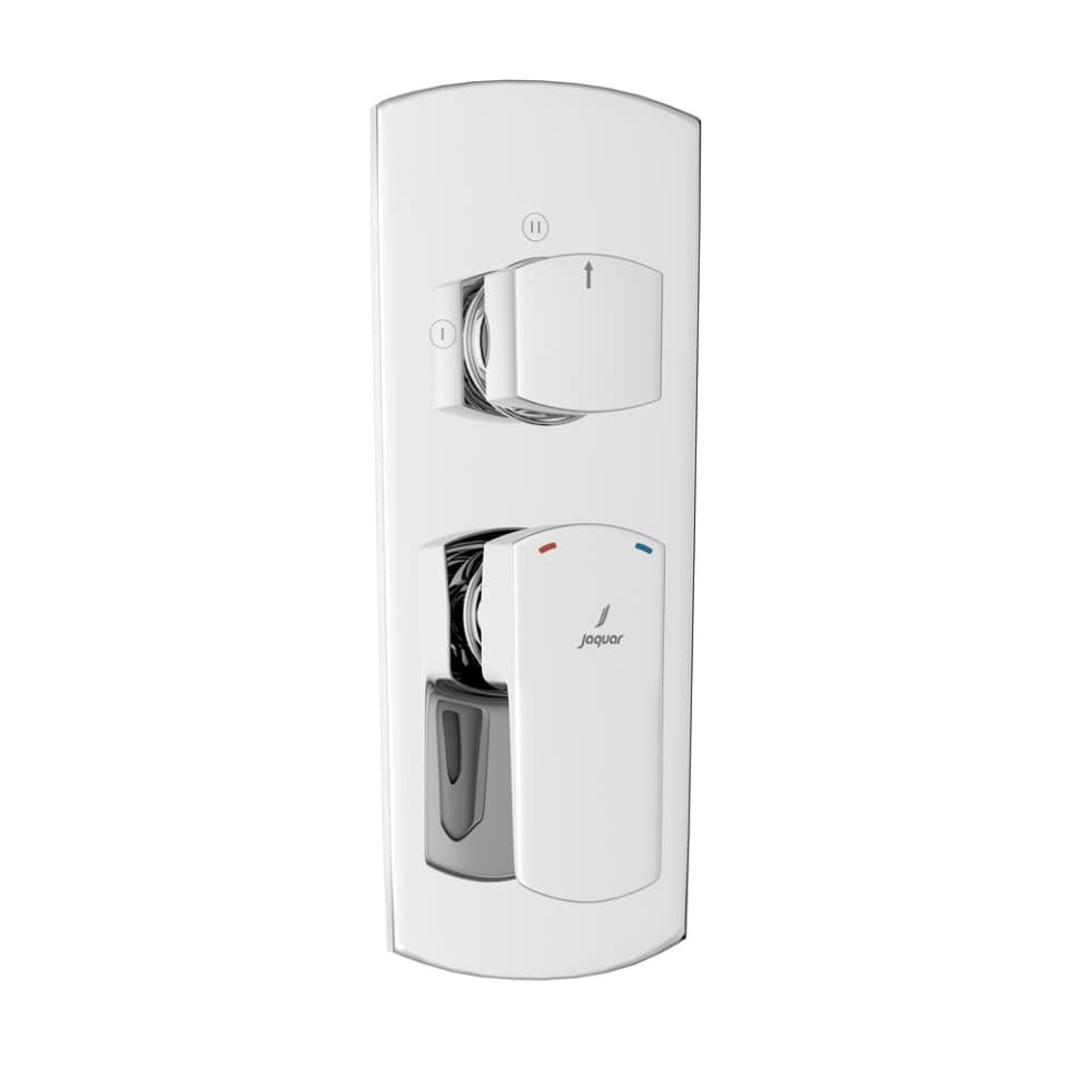 Jaquar Kubix Prime Aquamax Exposed Part Kit of Single Lever Shower Mixer with 3-Way diverter, KUP-CHR-35783NKPM