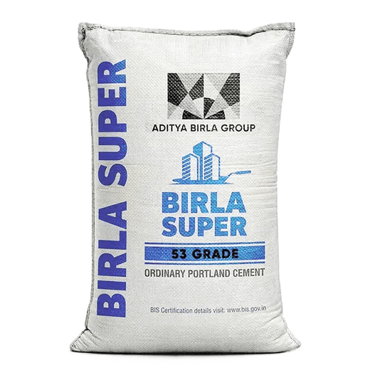 Birla Super OPC 53 Grade Cement Bag, 50 Kg