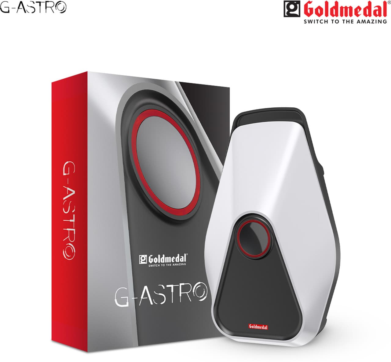 Goldmedal G - Astro Polyphonic Door Bell (18 Tunes), White, 204066WHIT - View 2