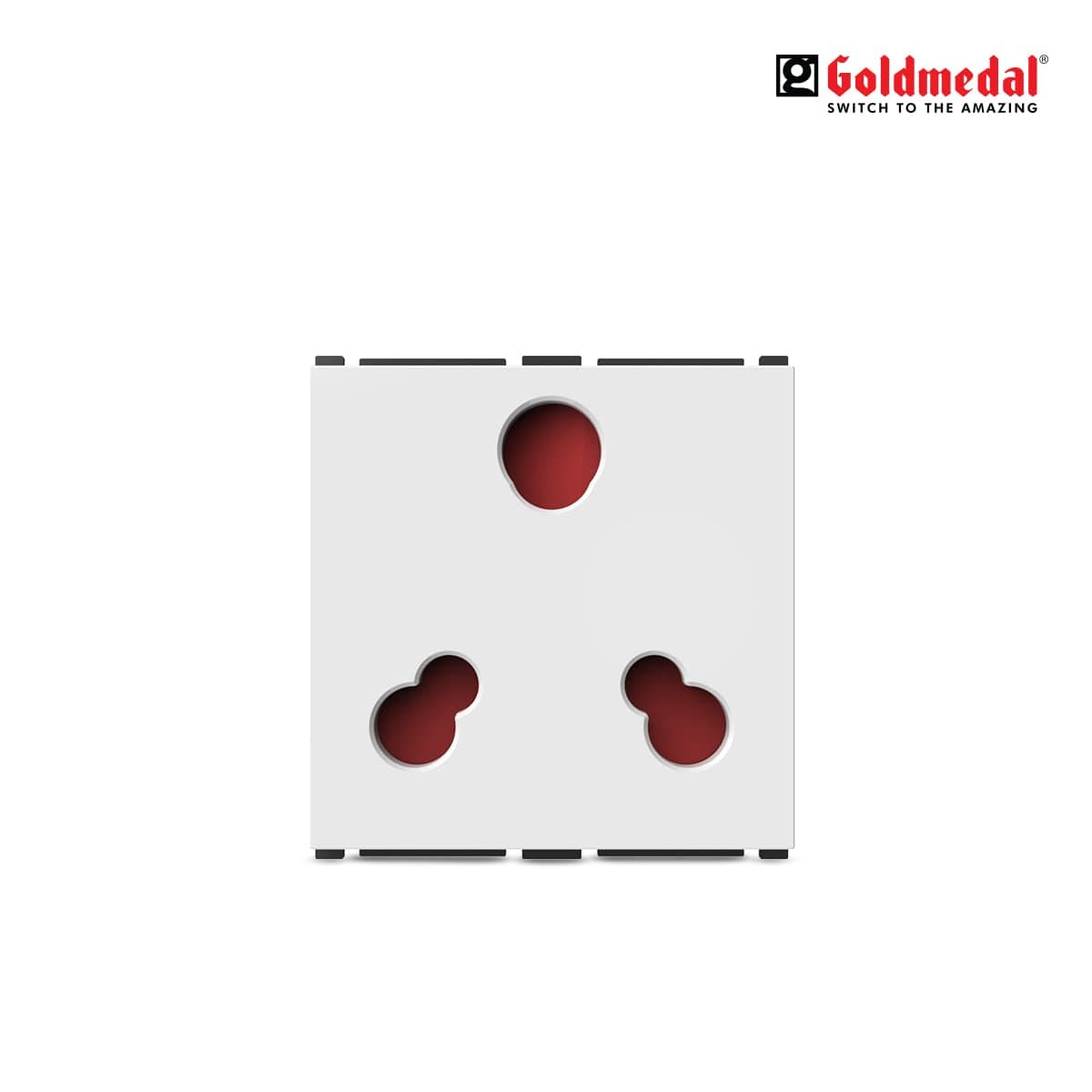 Goldmedal Air 6/16A 2M Universal Socket safety shutter