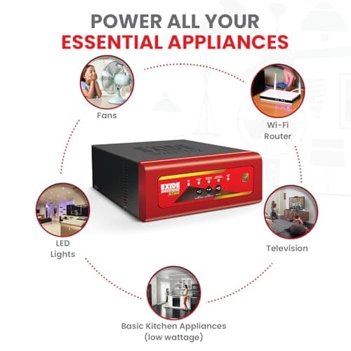 Exide Star STAR12V1375 1375VA Pure Sine Wave Inverter - View 5