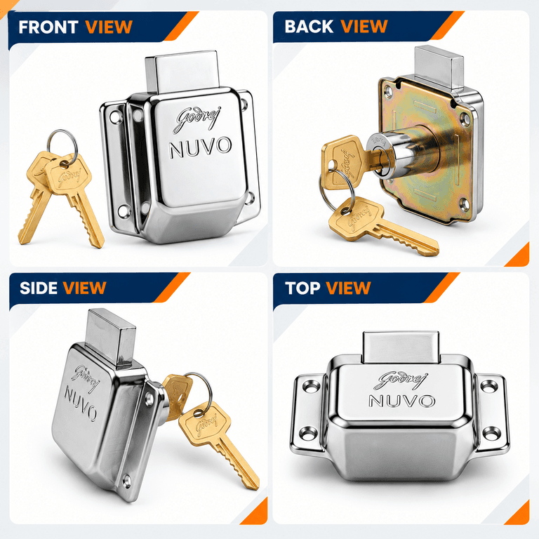Godrej 4374 Nuvo Drawer Lock - View 3