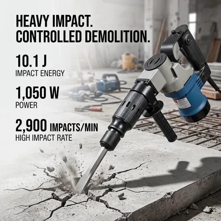 Dongcheng 1400W Demolition Hammer, DZG06-6S - View 2