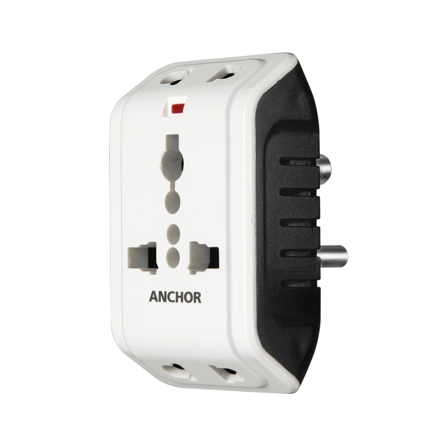 Anchor by Panasonic 6A 3 Pin Multi Plug Socket Travel Adapter with Universal Socket