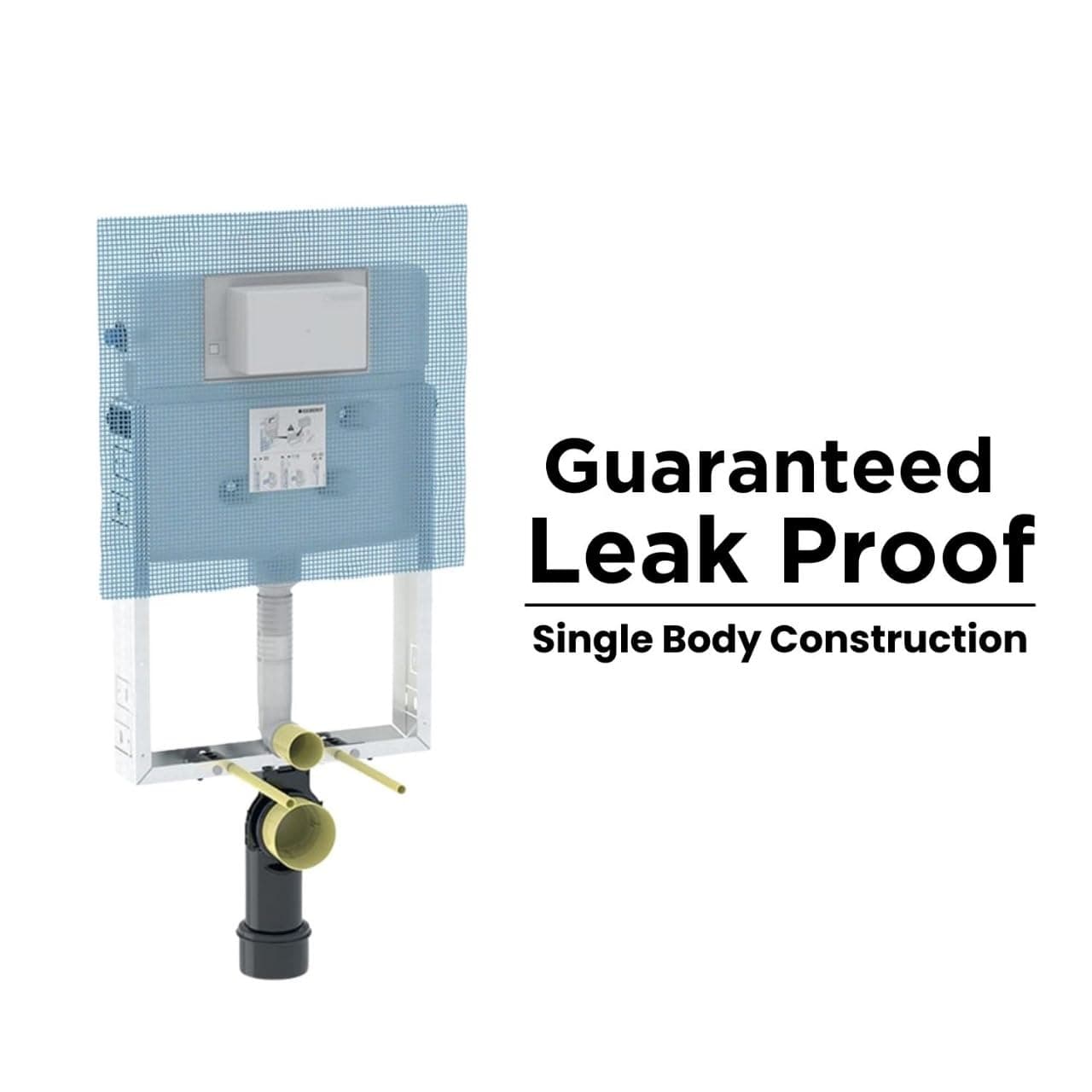 Geberit Alpha Kombifix Half Frame Concealed Flush Tank, 110.121.00.1 - View 3