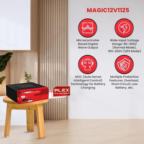 Exide Magic MAGIC12V1125 1125VA Square Wave Inverter - View 4