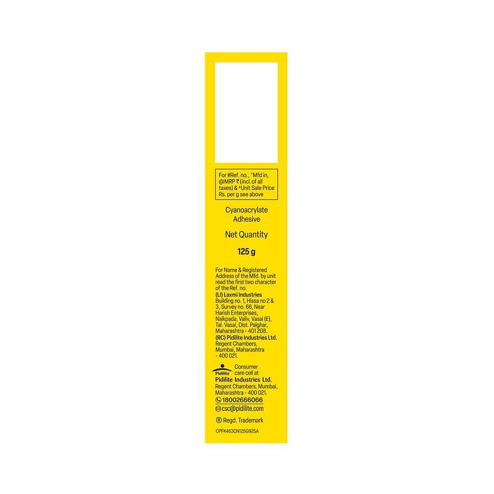 Fevikwik Pidilite Fevi Kwik 463 High Viscosity Instant Glue - View 2