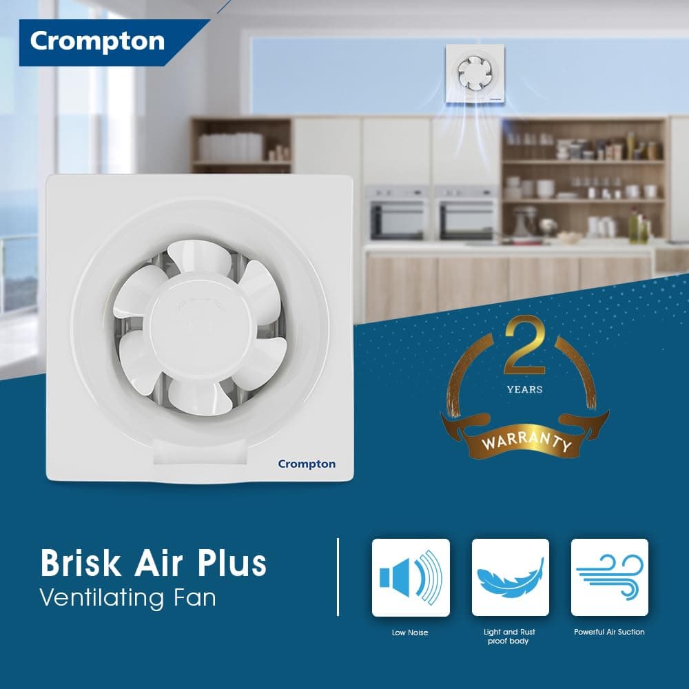 Crompton Brisk Air Plus Exhaust Fan - View 4