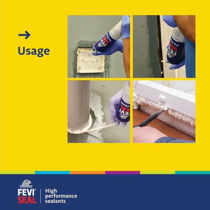 FEVISEAL PU Construction Foam 750ml - View 4