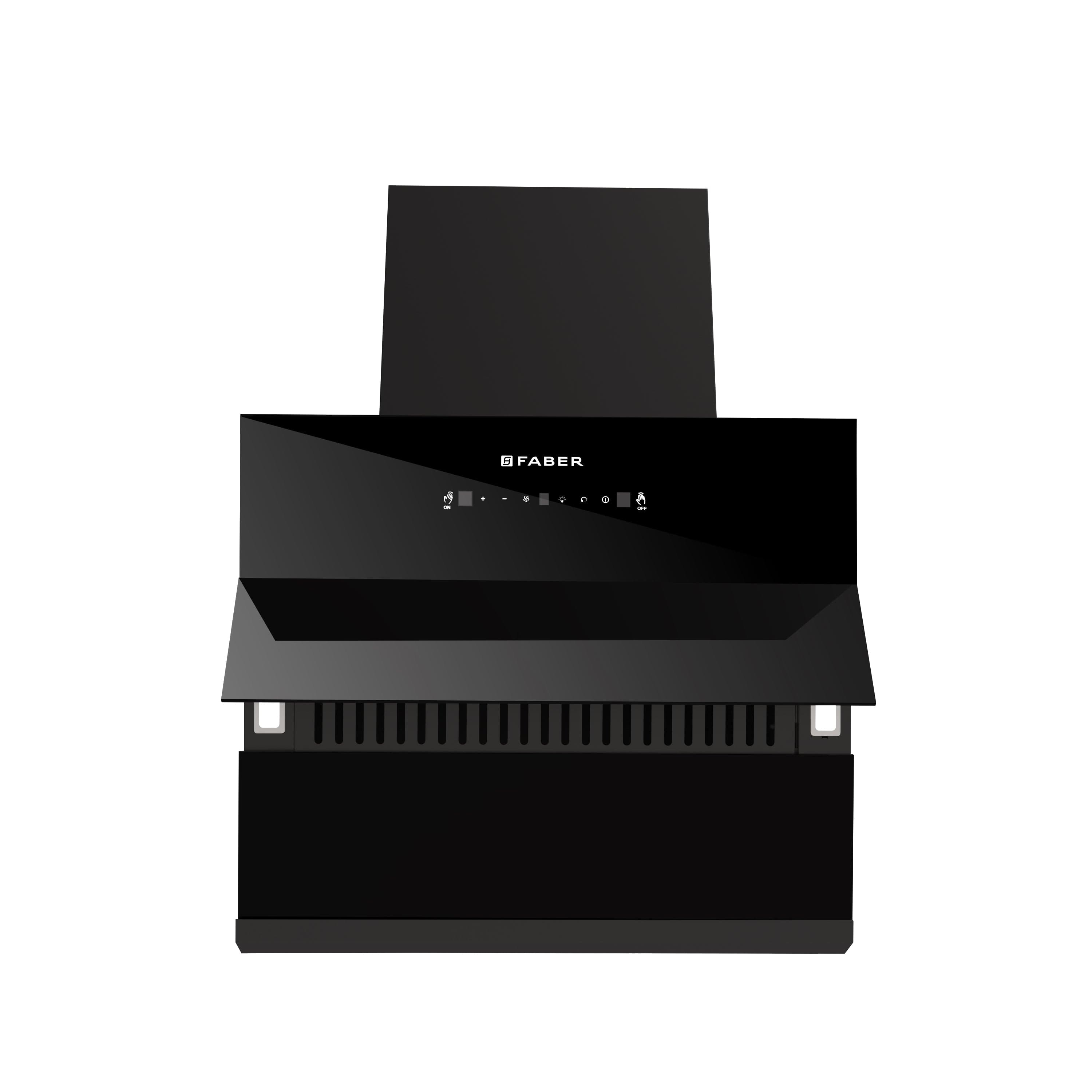Faber Hood Glory Black BLDC Autoclean Filterless Wall Mounted V-Shape Chimney - View 4