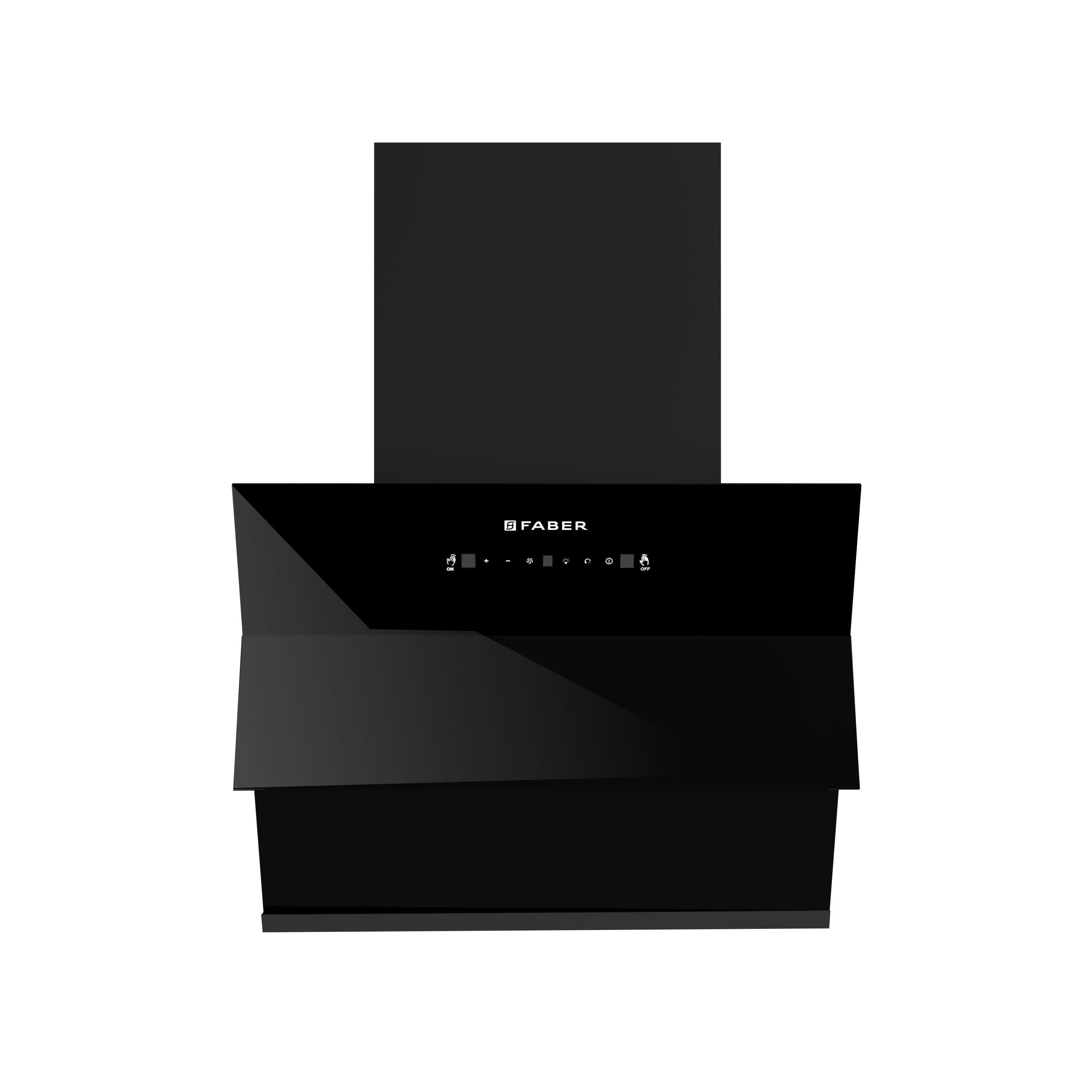 Faber Hood Glory Black BLDC Autoclean Filterless Wall Mounted V-Shape Chimney - View 5