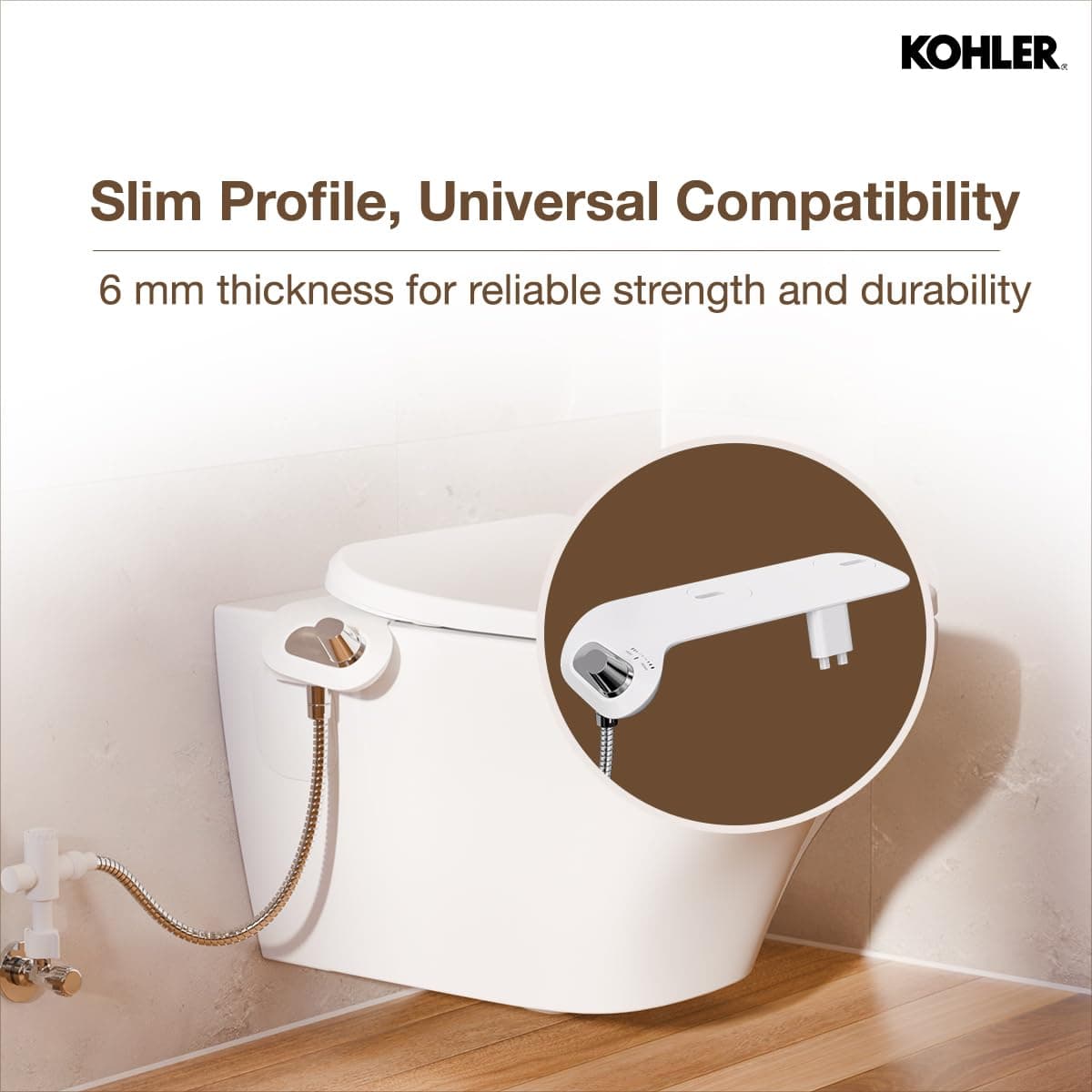 Kohler Purewash M120 Toilet Seat Attachment for Bidet Functionality, 29958IN-0 - View 4