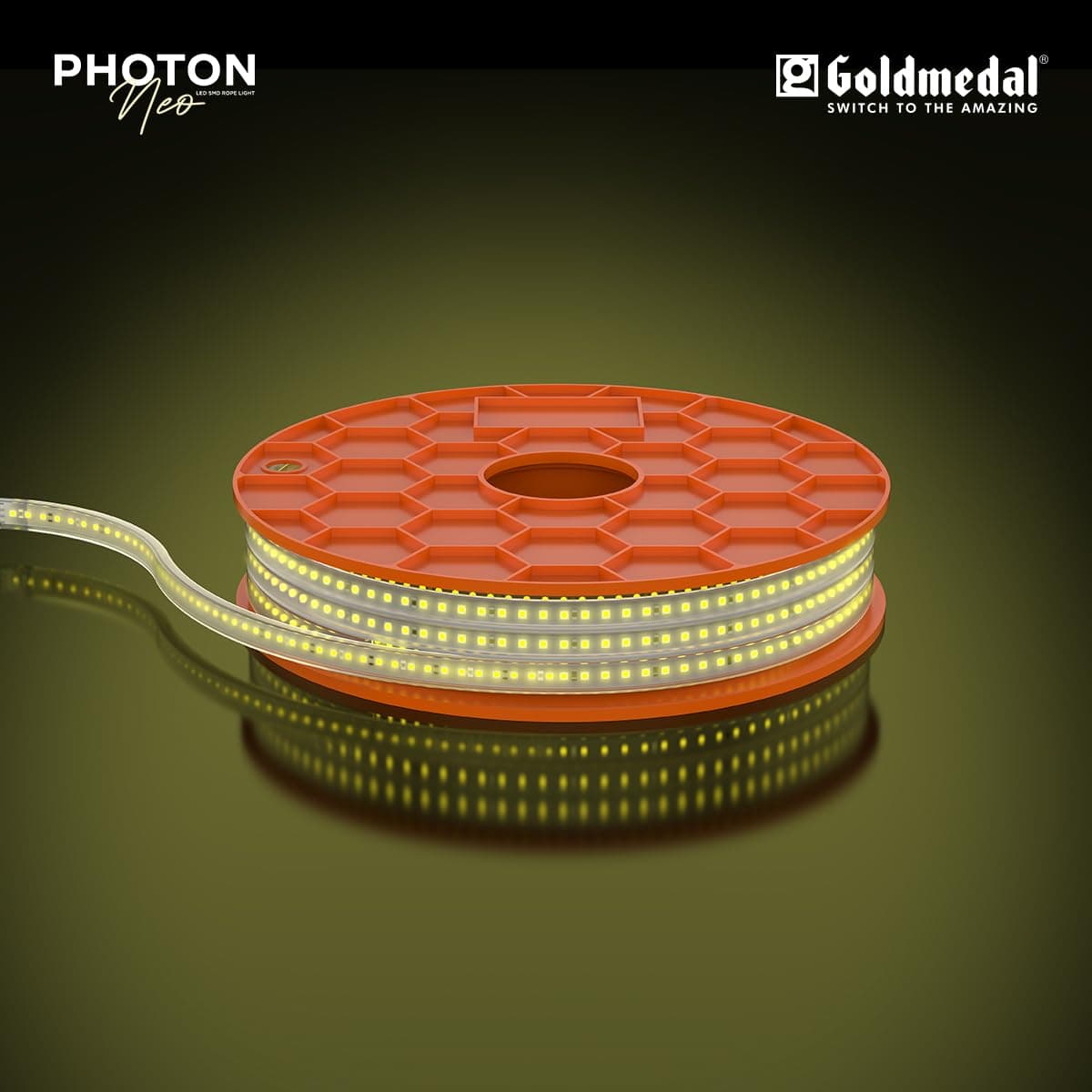 Goldmedal Photon Neo 90W Rope Light 10 Meter, 120 LEDs, GL9C1203650WW - View 2