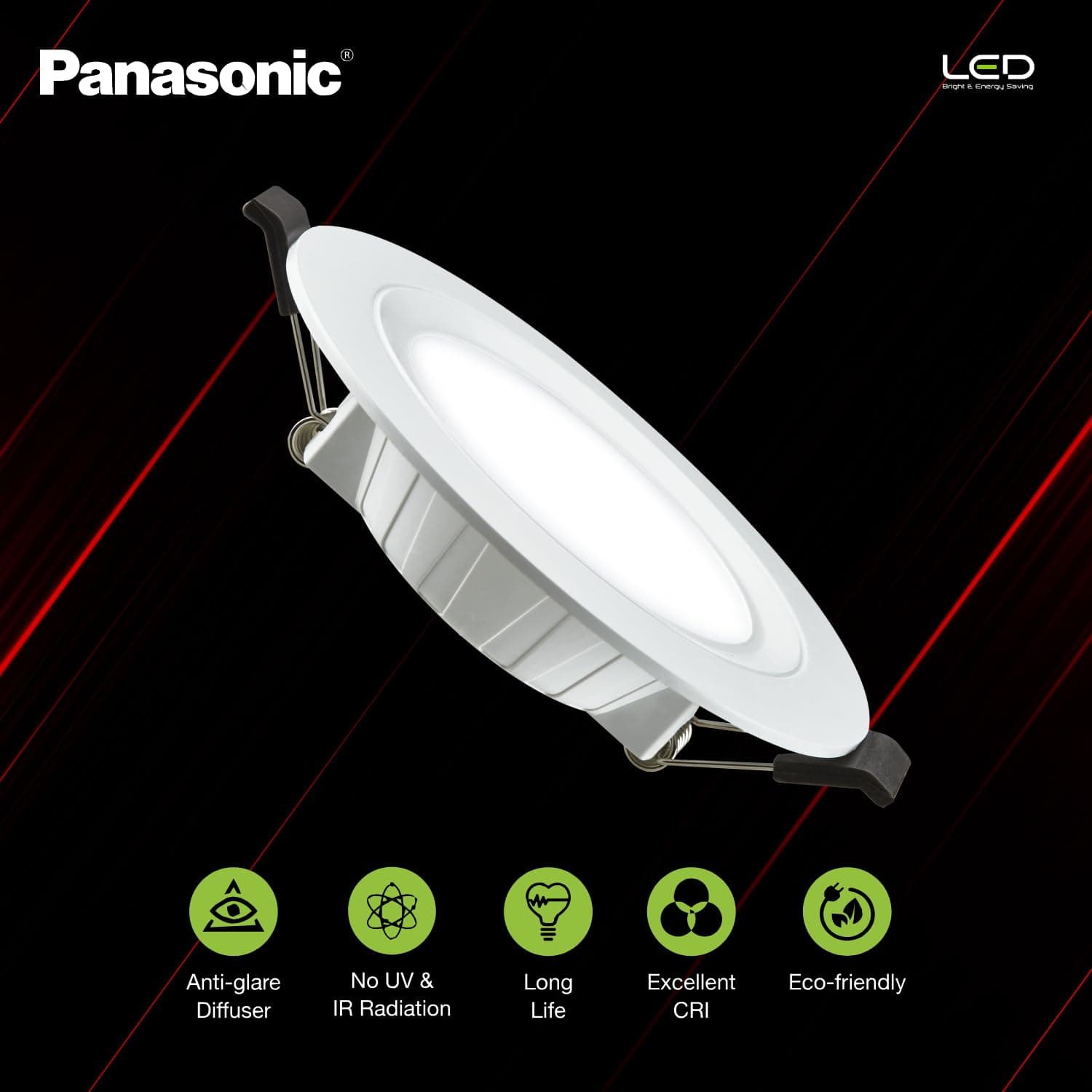 Panasonic LED Concealed Downlight - View 2