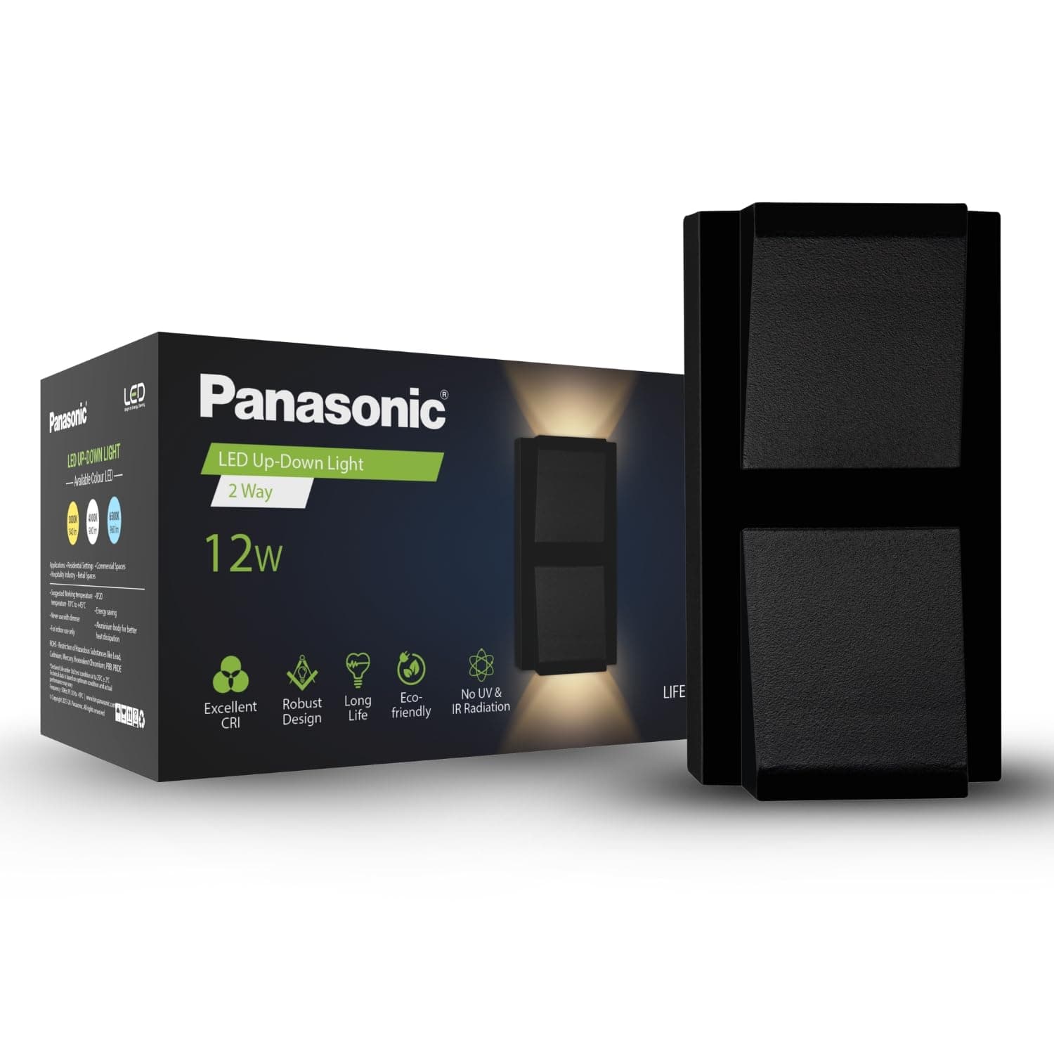 Panasonic Wall Mounted Tow Way Up Down Outdoor LED Light
