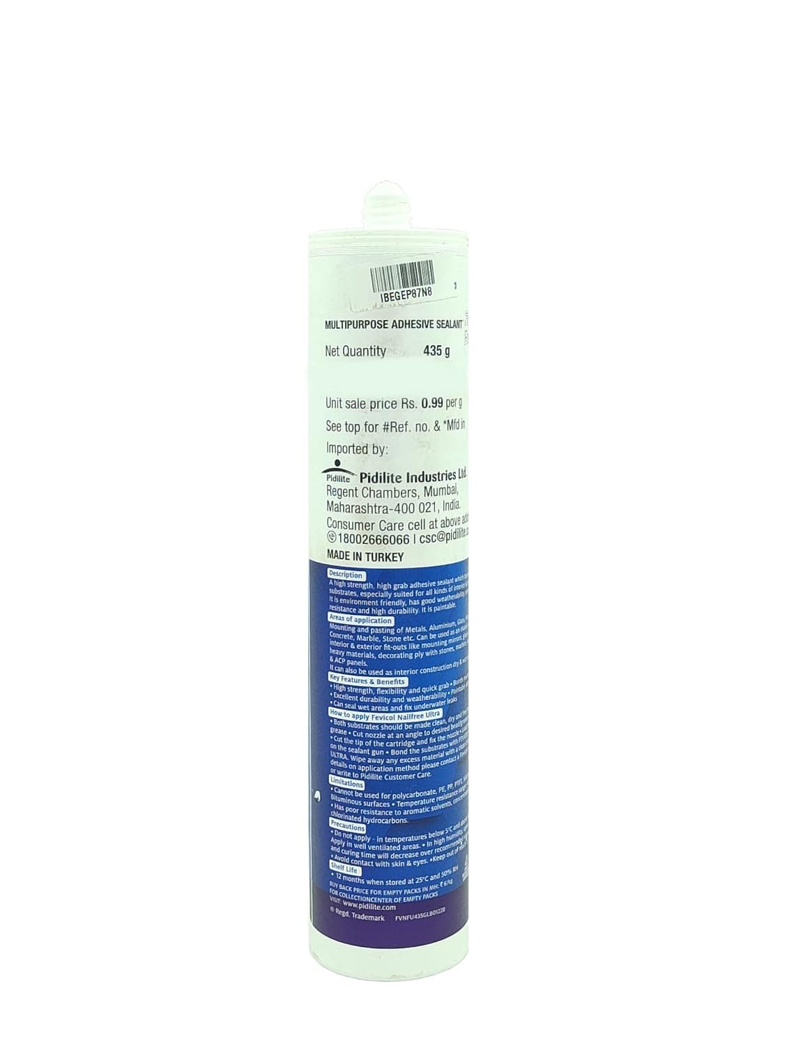 Fevicol Nail Free Ultra Adhesive 435g - View 2