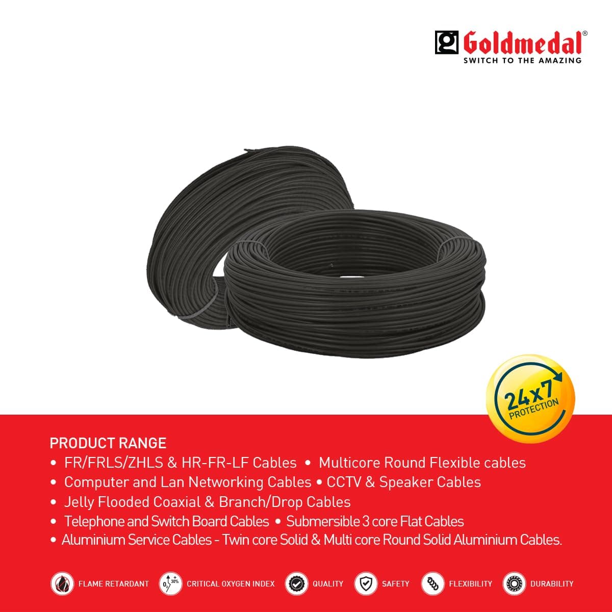 Goldmedal FR Electric Wire, 45 Mtr - View 2