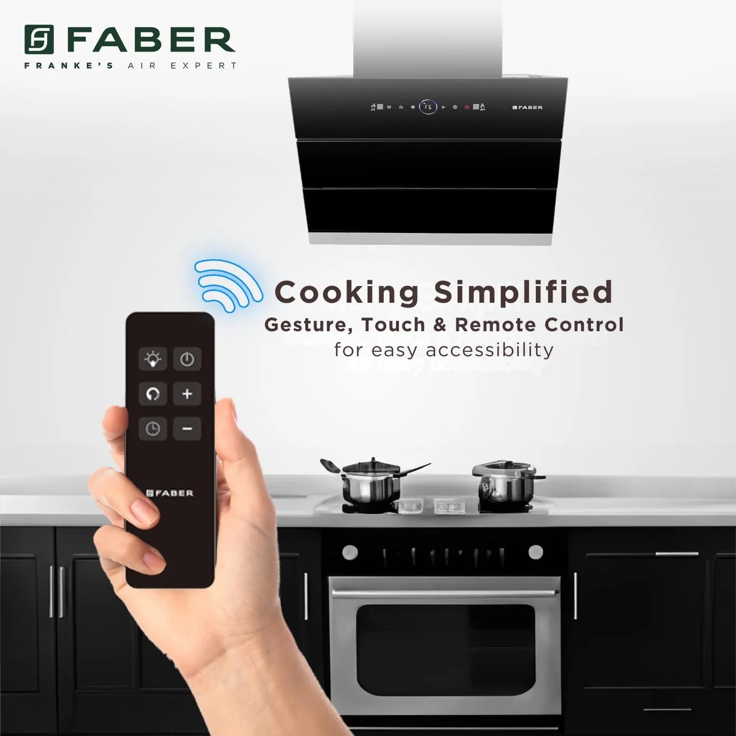 Faber Hood Comet Black BLDC Autoclean Filterless Wall Mounted Chimney - View 4