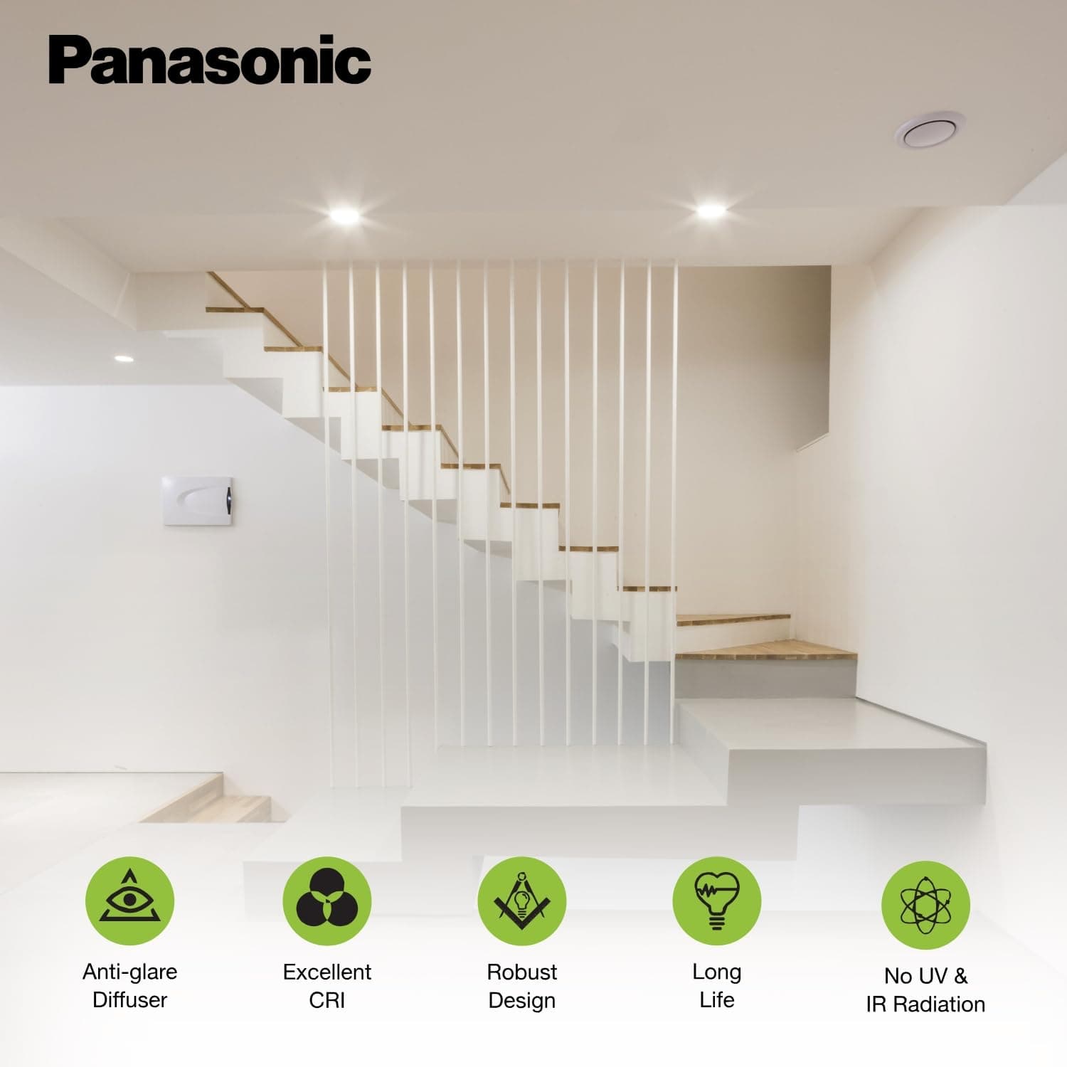 Panasonic LED Panel Light with Driver - View 3