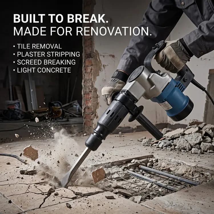 Dongcheng 1400W Demolition Hammer, DZG06-6S - View 4