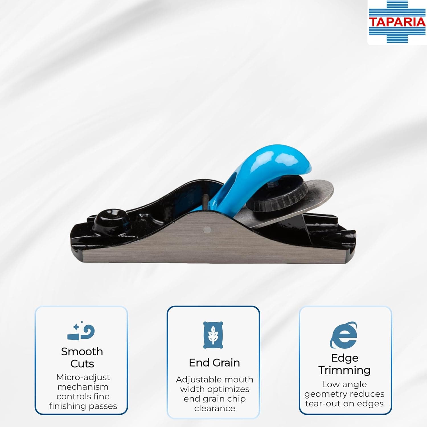 Taparia CBP 110 Block Plane/Randa, 180 mm - View 5