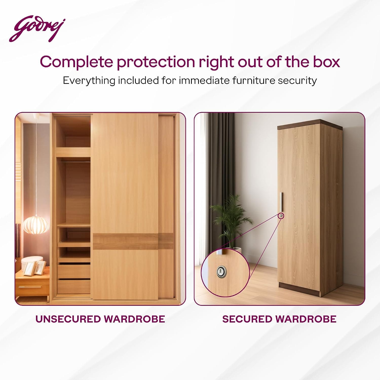 Godrej 8012 20mm Curvo Drawer Lock - View 5