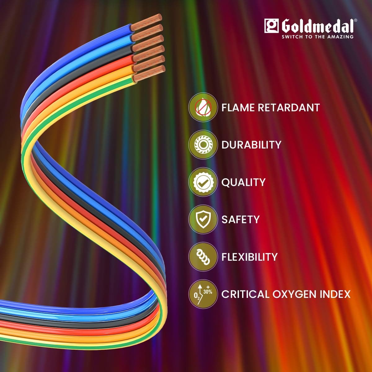 Goldmedal FR Electric Wire, 45 Mtr - View 4