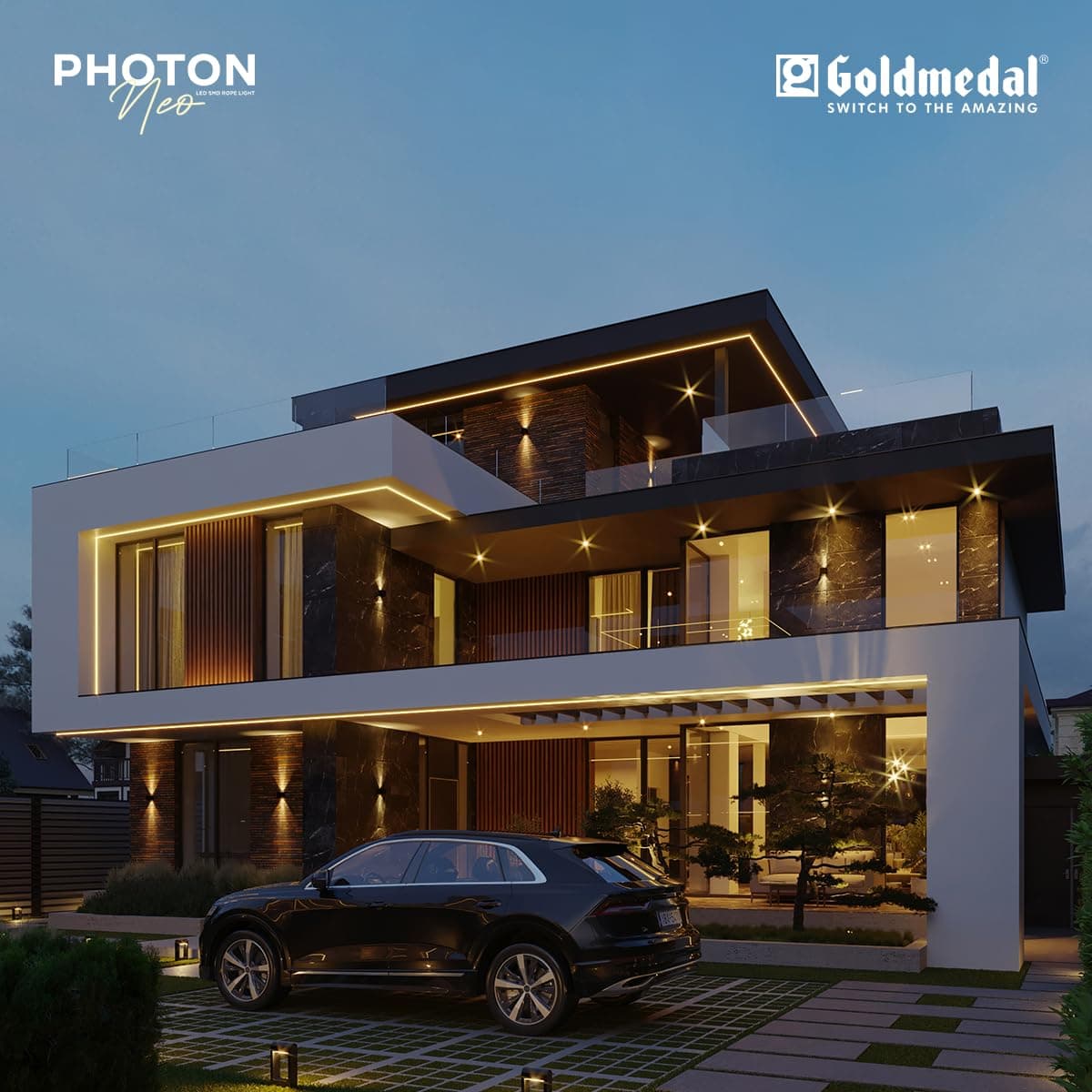 Goldmedal Photon Neo 90W Rope Light 10 Meter, 120 LEDs, GL9C1203650WW - View 5