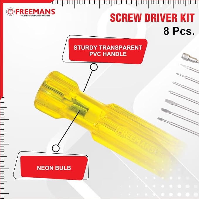 Freemans 8-in-1 Pcs Screw Driver Kit Set - View 4
