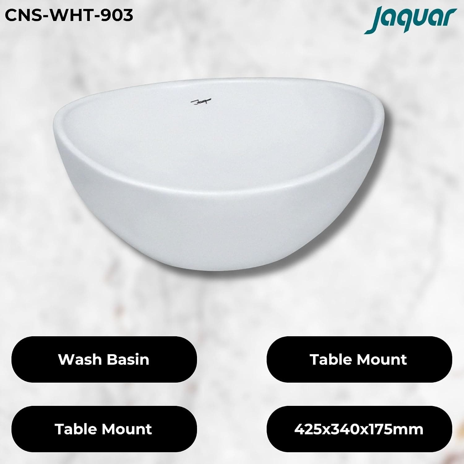 Jaquar Table Top Basin - View 2