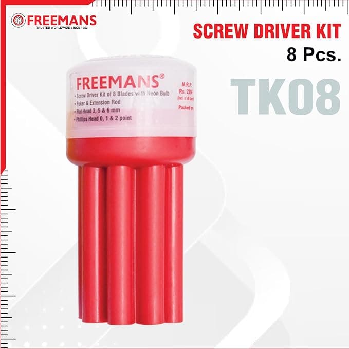Freemans 8-in-1 Pcs Screw Driver Kit Set - View 3