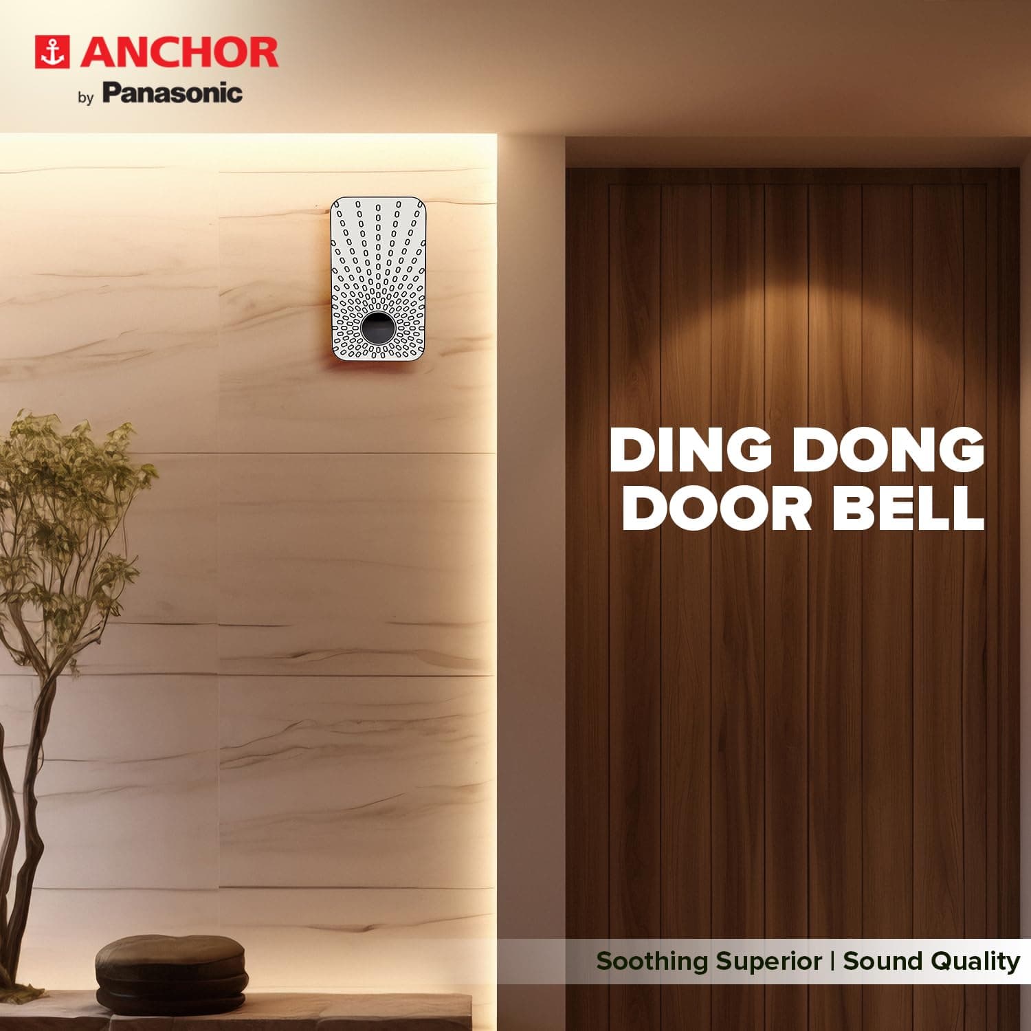 Anchor by Panasonic Dual Tone Doorbell - View 3