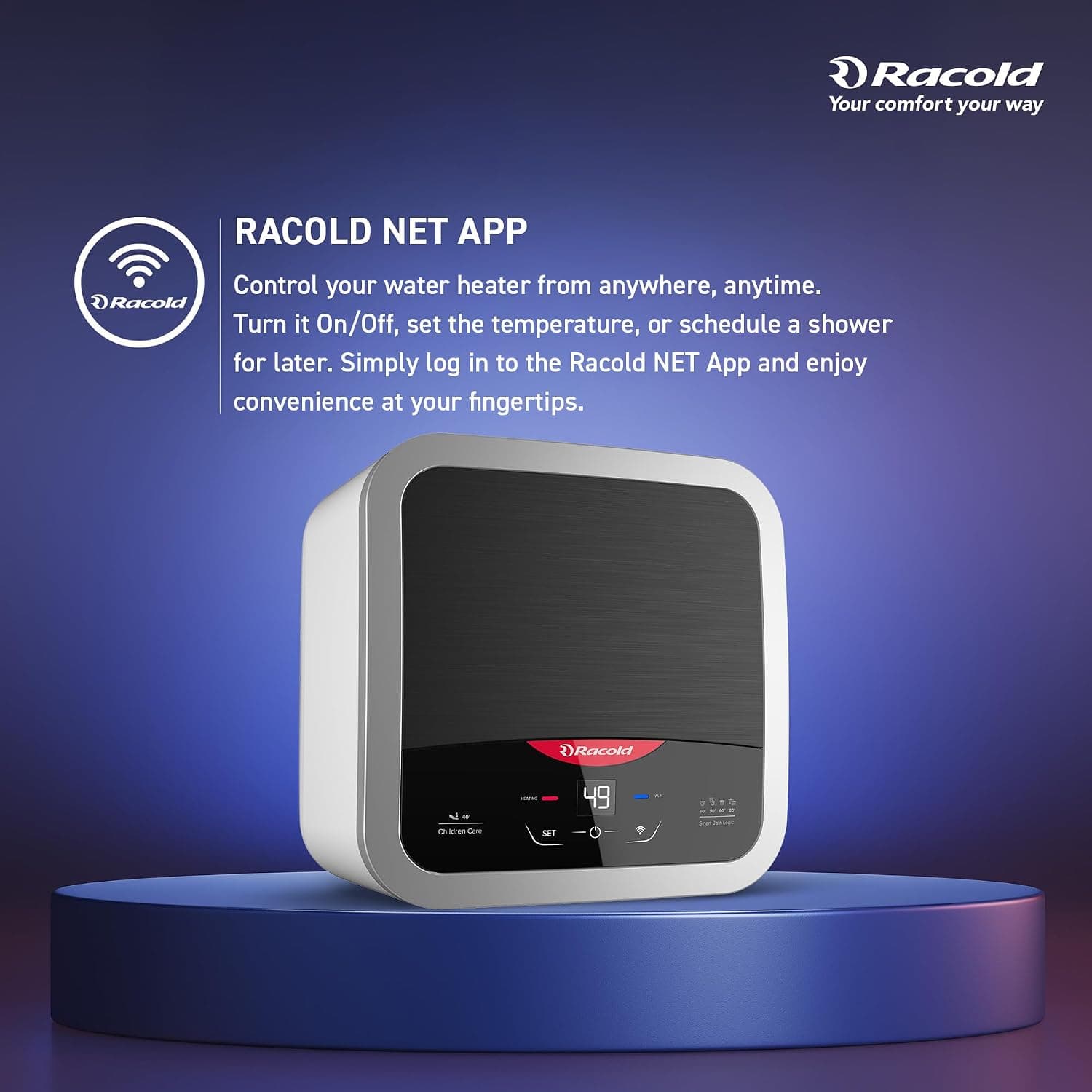 Racold Omnis DG Wi-Fi Electric Storage Geyser - View 5