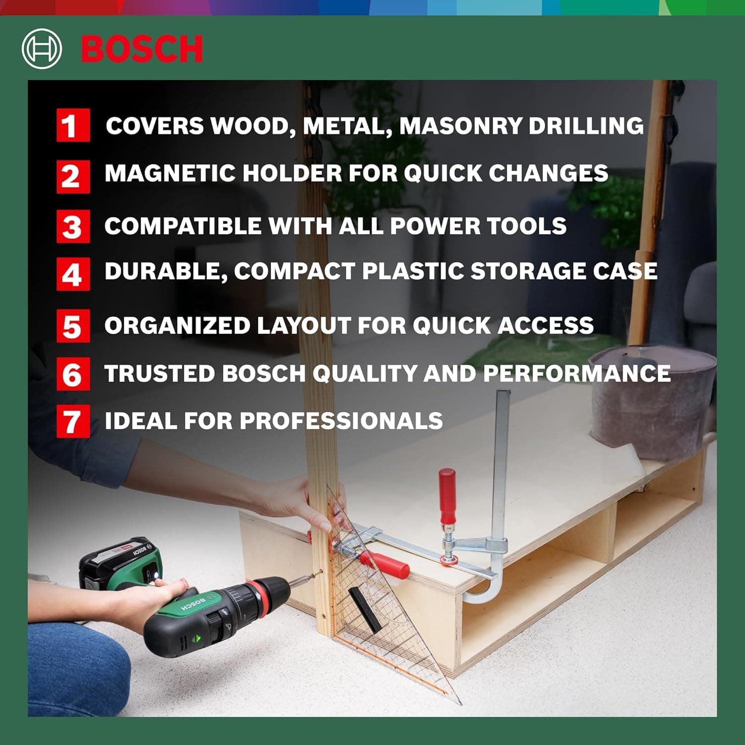 Bosch 34Pcs X-Line Drill Bit & Screwdriver Bit Set - View 4