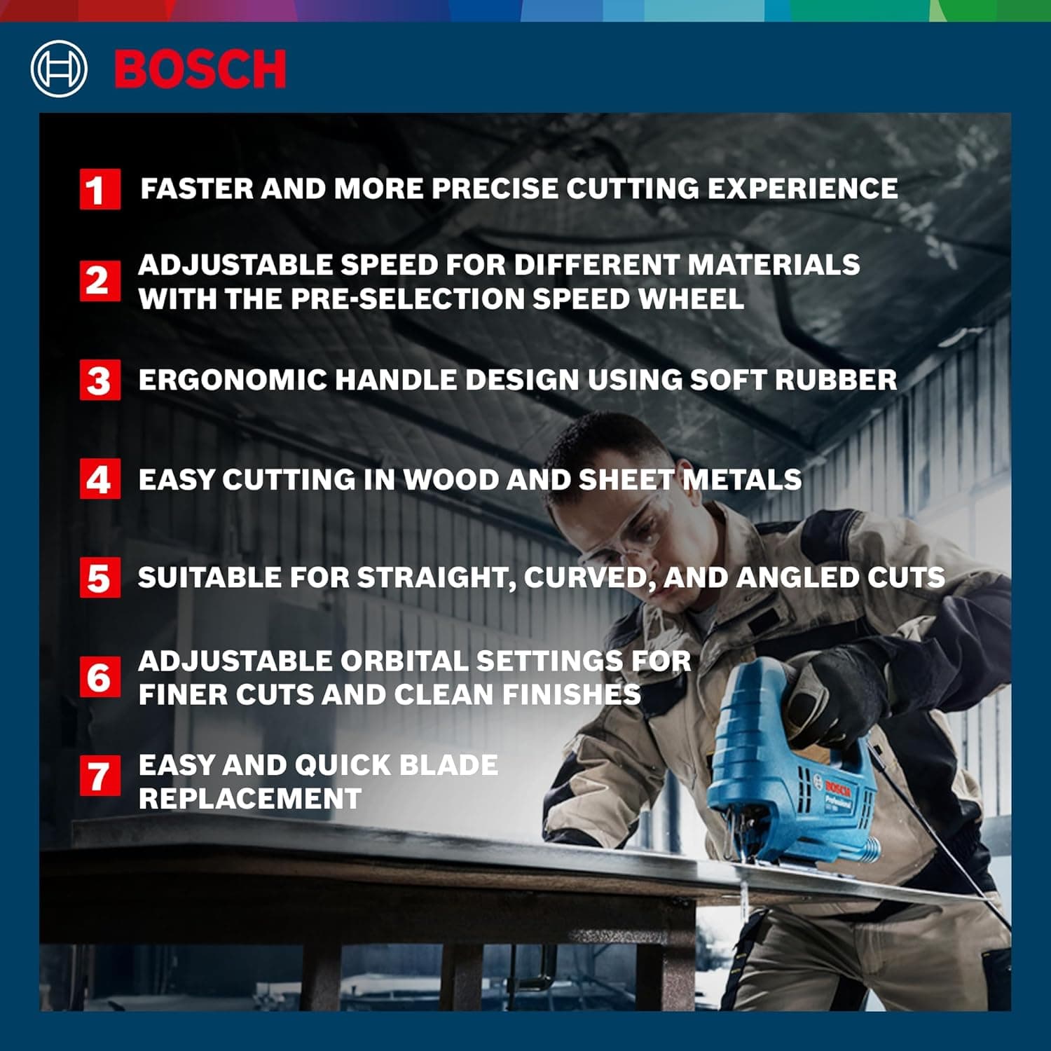 Bosch GST680 500W Corded Electric Jigsaw - View 2