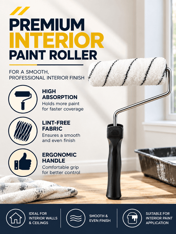 Generic Paint Roller 9 Inch Interior - View 2