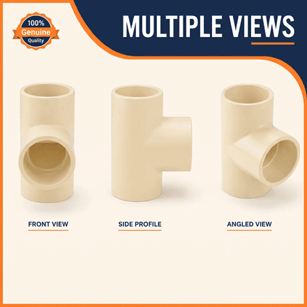 Ashirvad FlowGuard Plus CPVC Tee - View 3