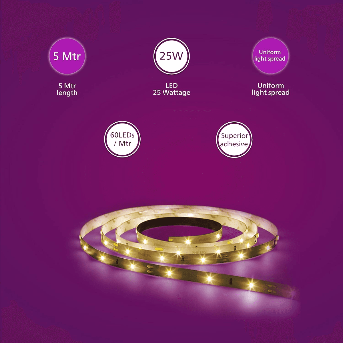 Philips Coveglow LED Strip Light - View 2