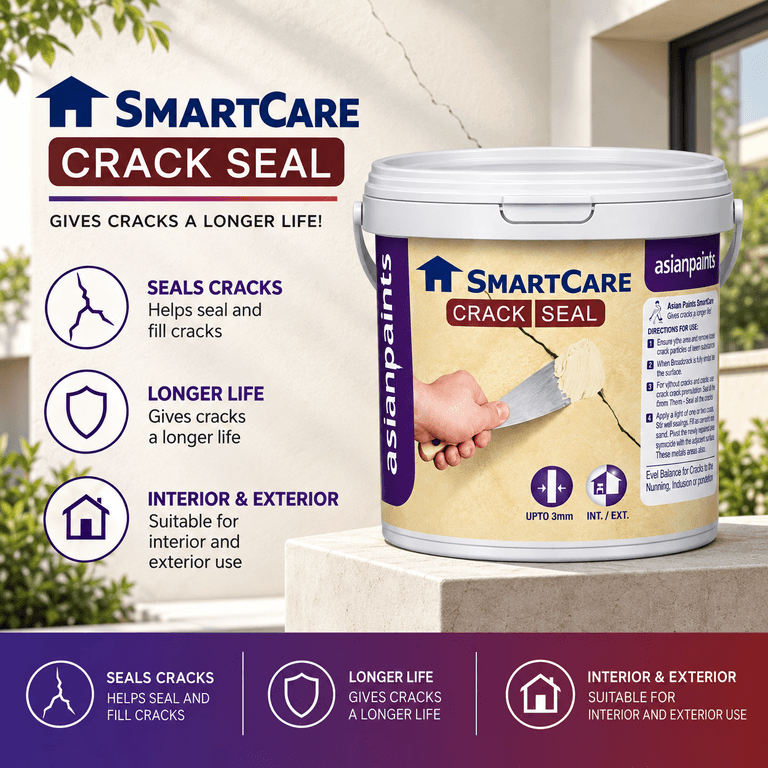 Asian Paints SmartCare White Crack Seal Paste - View 2