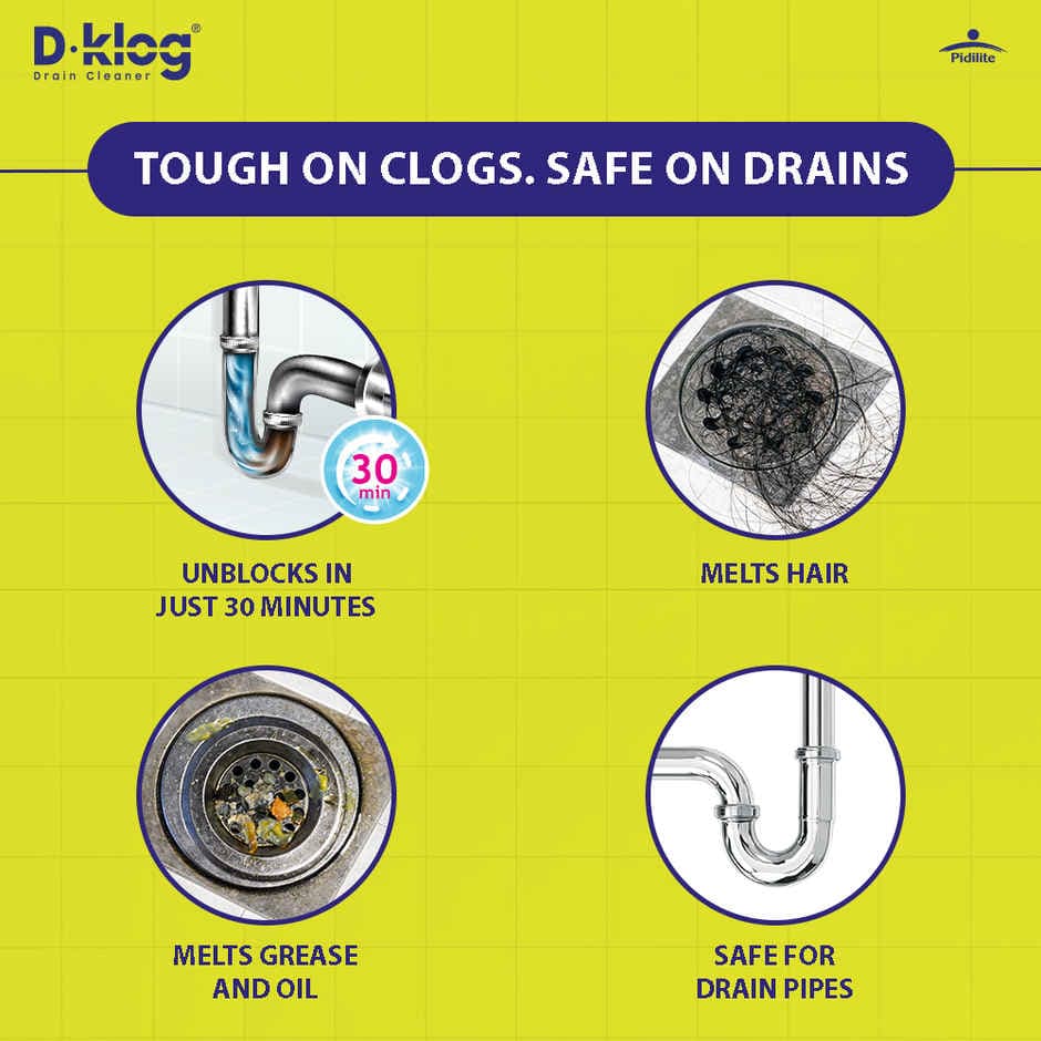 D-Klog Drain Cleaner Powder 45g - View 4