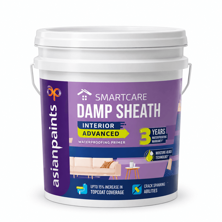 Asian Paints SmartCare Damp Sheath Interior Advanced Waterproofing Primer 20L