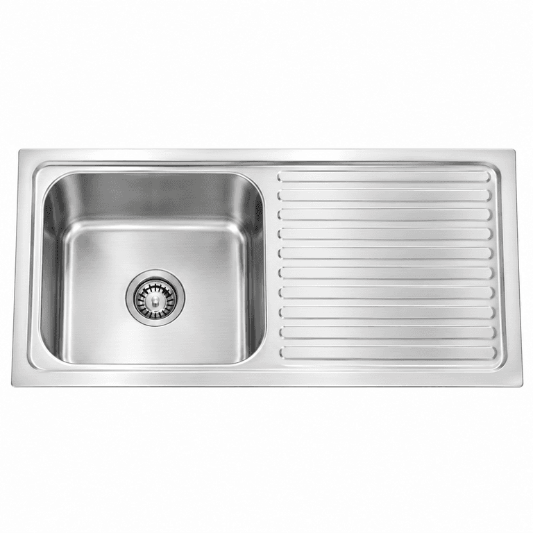Futura Dura Sink with Drain Board, 36x18