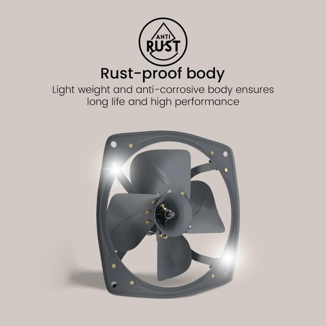 Crompton HDEF Exhaust Fan, 450mm, Grey - View 3