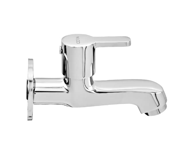 Cera Victor Bib Cock With Wall Flange And Aerator - View 2