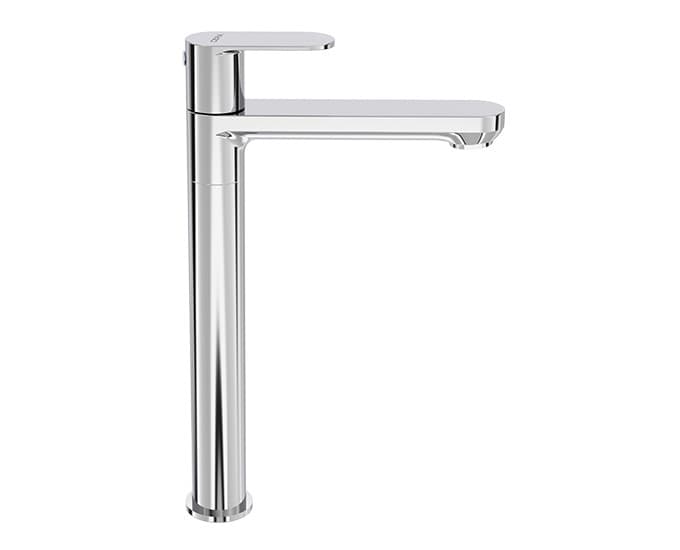 CERA Curve Chrome Finish Pillar Cock with 310 mm long extended body and aerator, F1023102CH - View 2