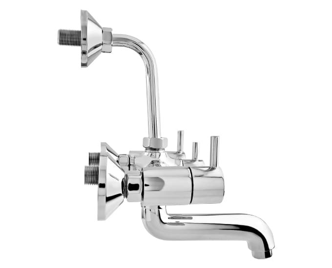 CERA Fountain Chrome Finish Wall Mixer with Long Bend Pipe for Overhead Shower, F2013401CH - View 2